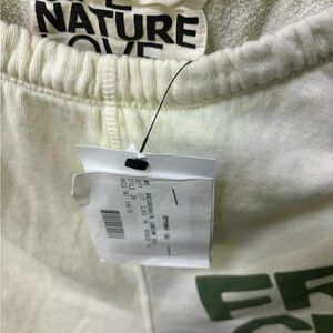 Freecity Cream and Green Track Pants